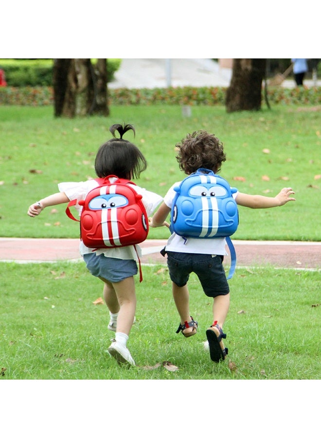 Supercute 3D Backpack Cars Design Blue Color - Image 3